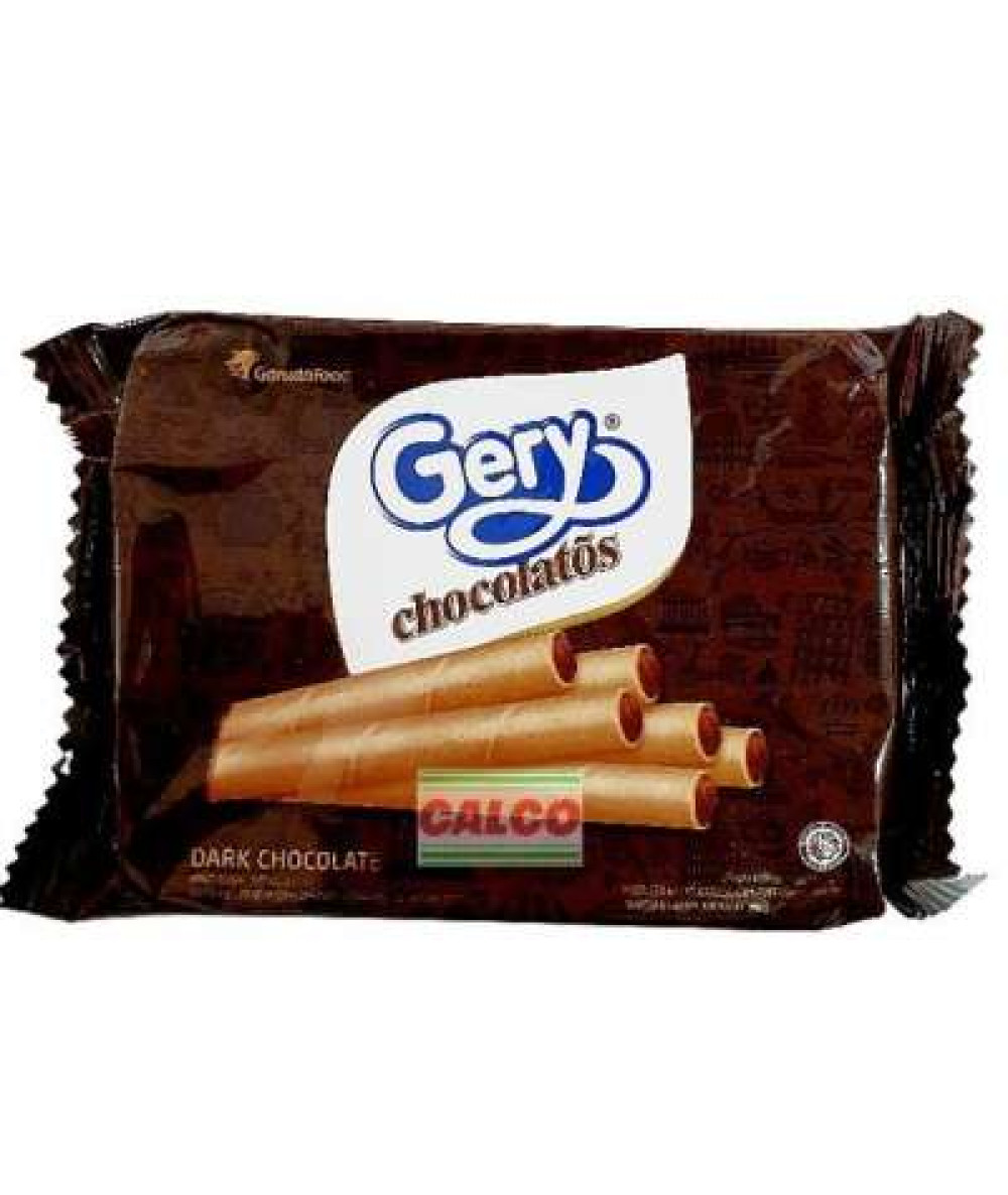 GERY MINI DARK CHOCOLATE'S WAFER ROLL 30G