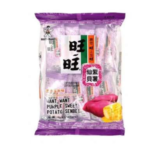 WANT WANT PURPLE SWEET POTATO SENBEI 56GX10