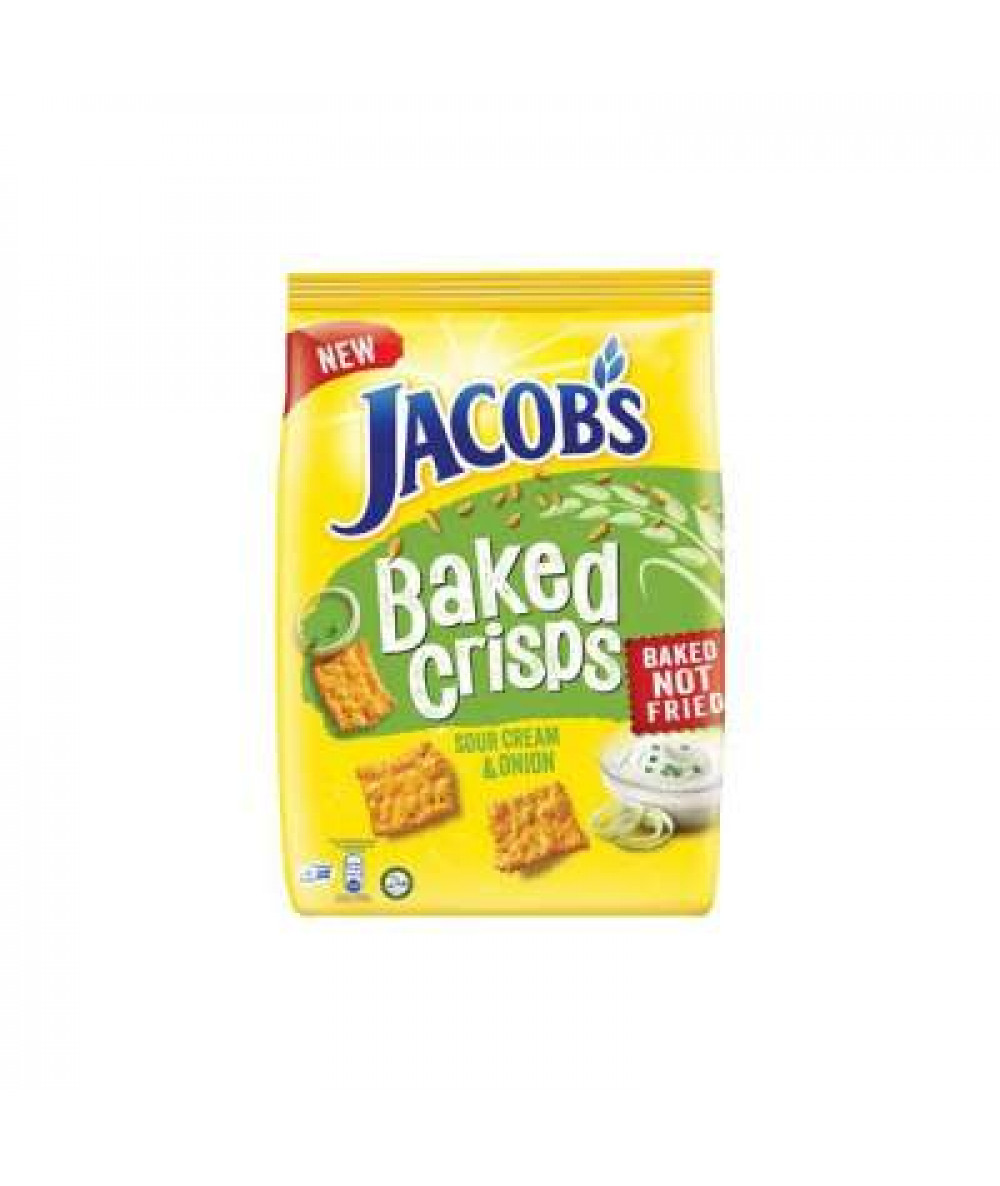 JACOB'S BAKED CRISPS SOUR CREAM 45G