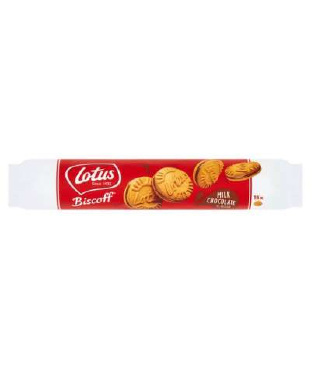 LOTUS BISCOFF SANDWICH MILK CHOC 150G