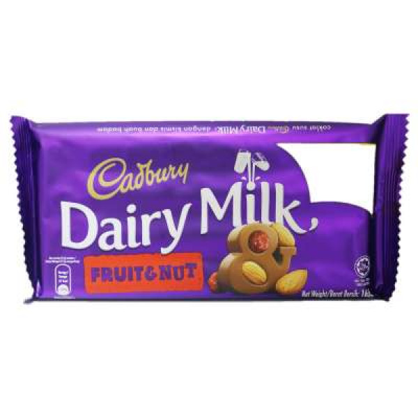 CADBURY DAIRY MILK FRUIT&NUTS 160G