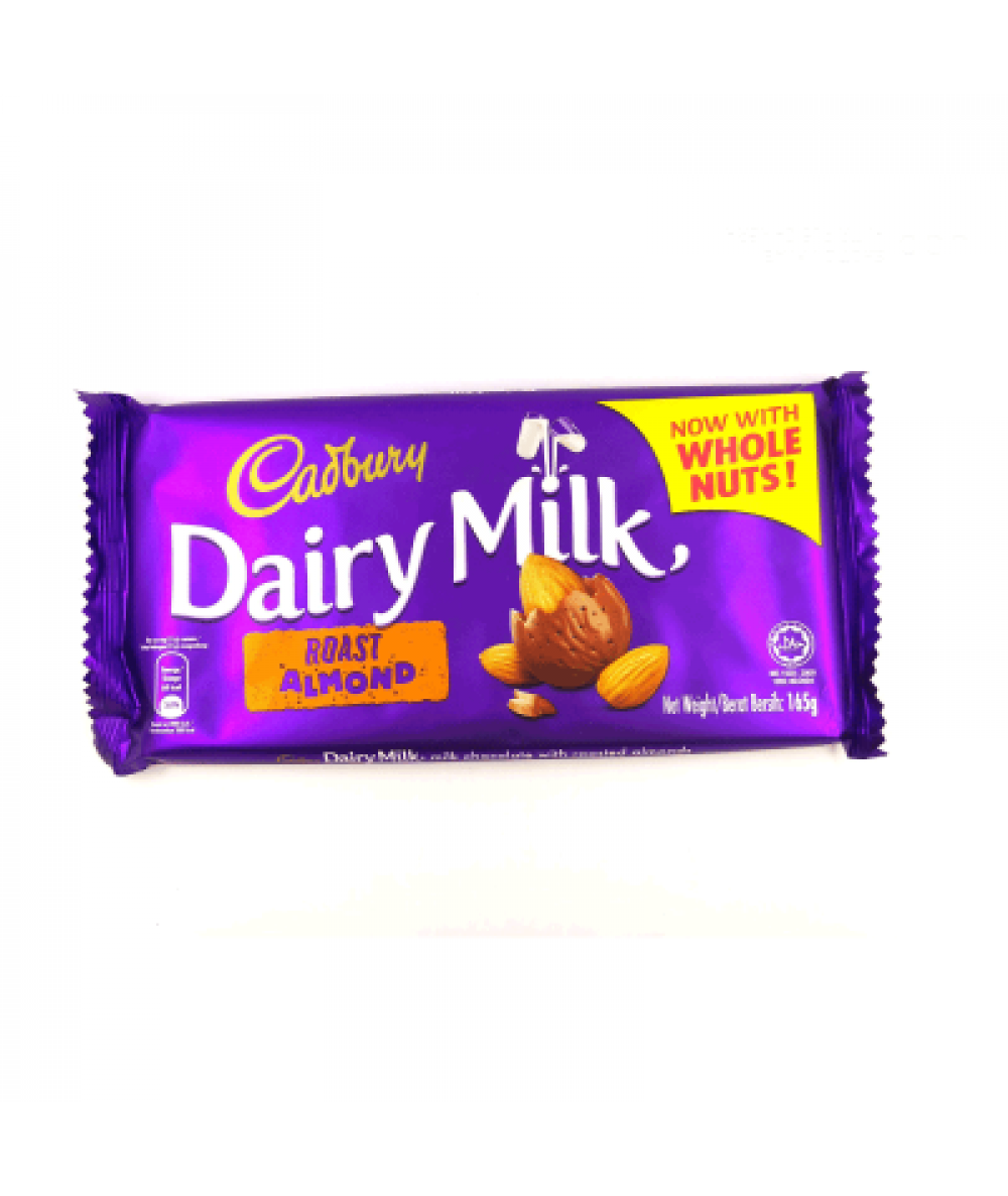 CADBURY DAIRY MILK ROAST ALMOND 160G