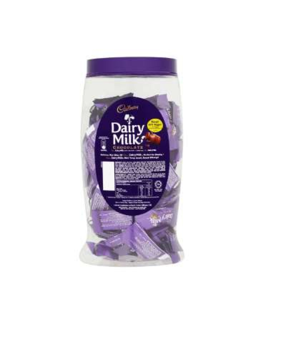 CADBURY DAIRY MILK CHOCOLATE JAR 100S 405G