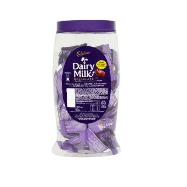 CADBURY DAIRY MILK CHOCOLATE JAR 100S 405G