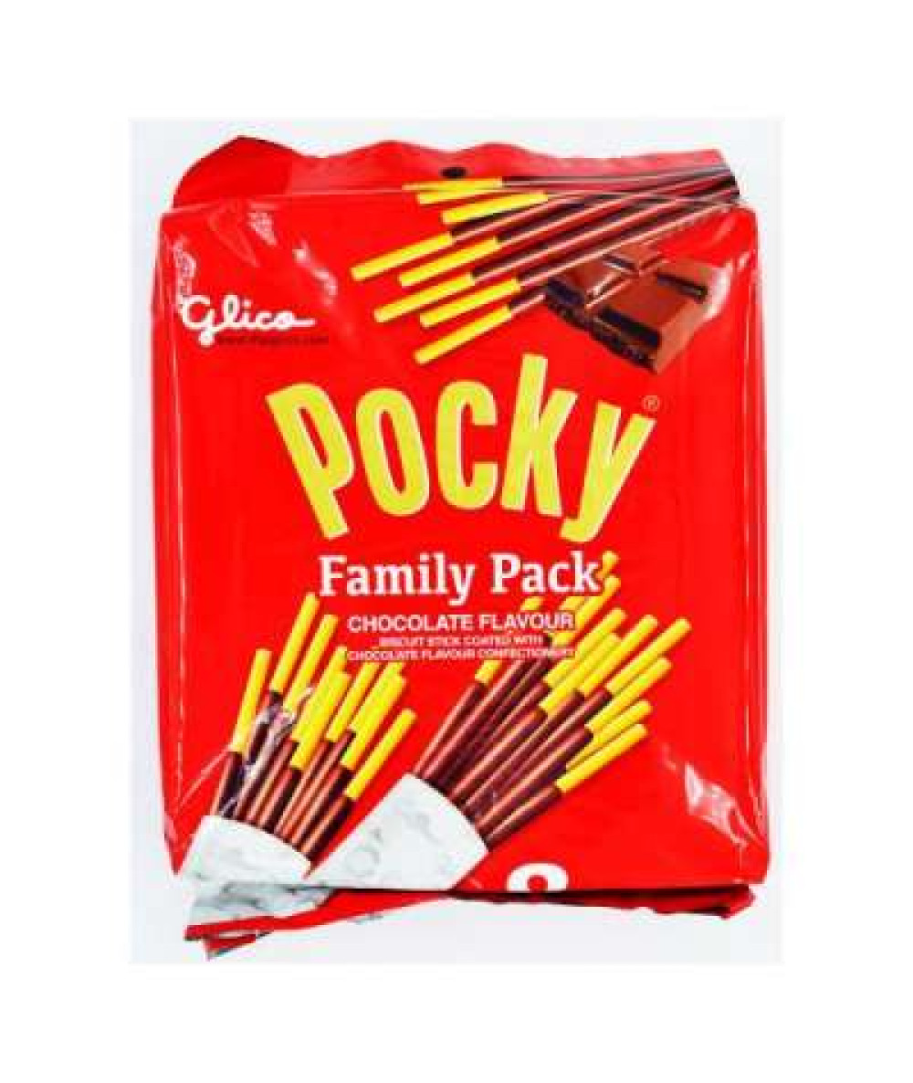 POCKY FAMILY PACK CHOCOLATE 168G