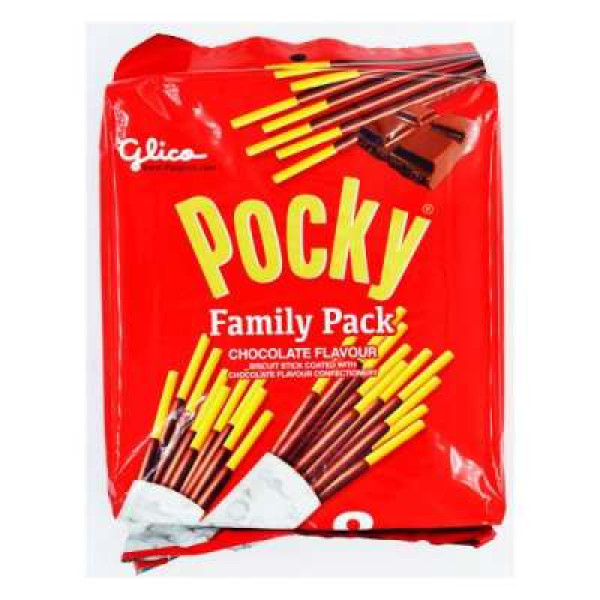 POCKY FAMILY PACK CHOCOLATE 168G