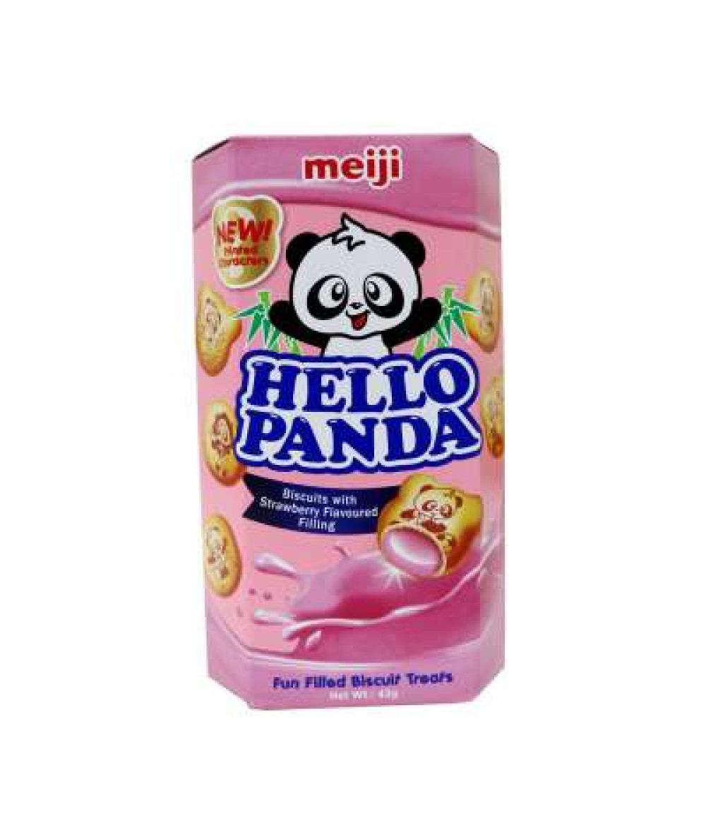 MEIJI HELLO PANDA STRAWBERRY 43G