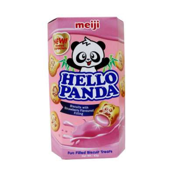 MEIJI HELLO PANDA STRAWBERRY 43G