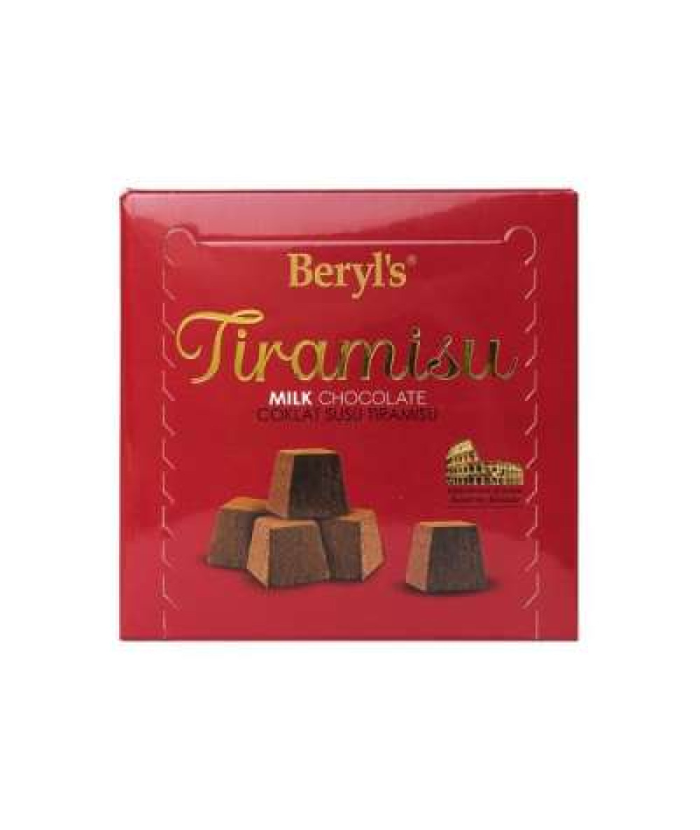 BERYL'S TIRAMISU MILK CHOC 65G