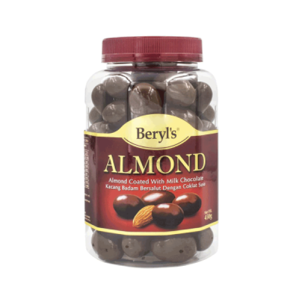 BERYL'S ALMOND COATED WITH MILK CHOCOLATE 400G