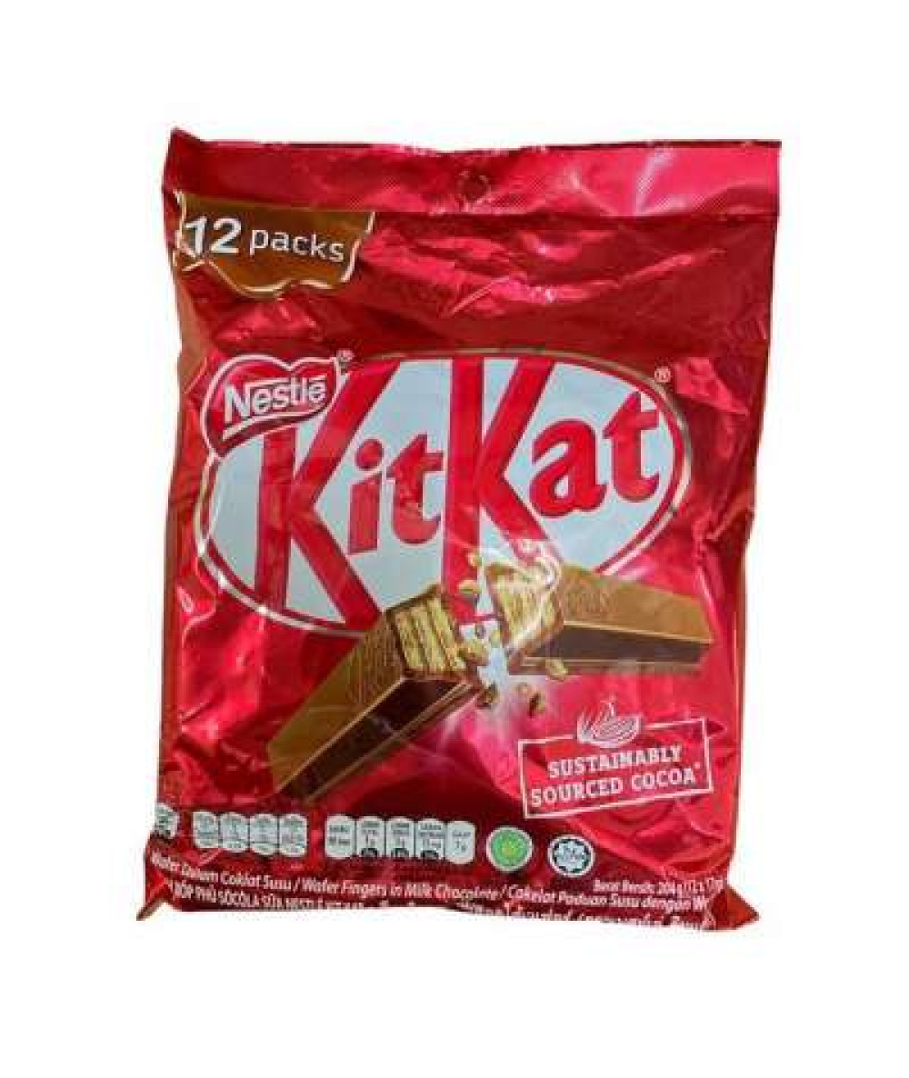 KITKAT SHAREBAG WAFER FINGERS 17GX12