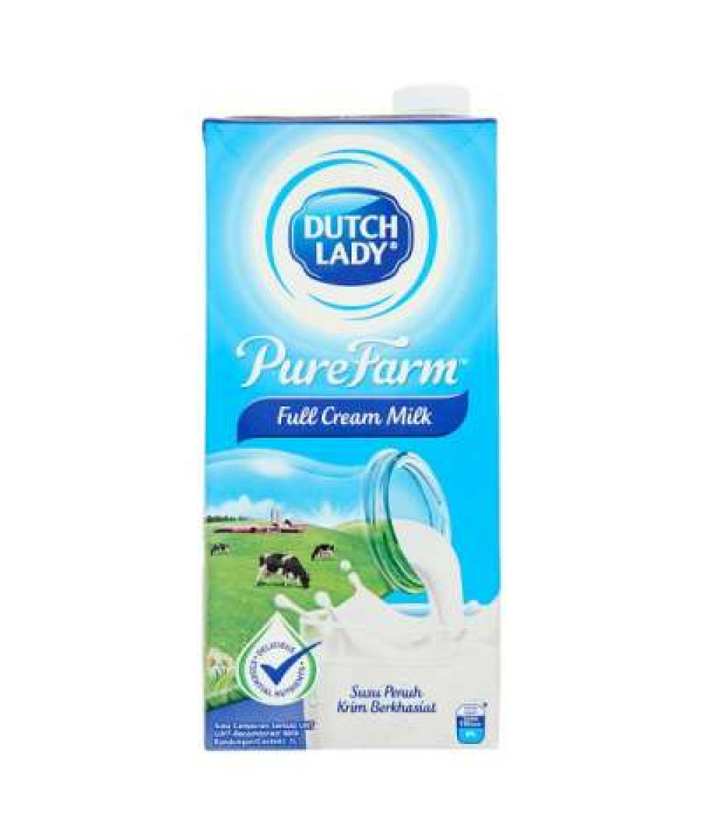 DL PURE FARM UHT FULL CREAM MILK 1L