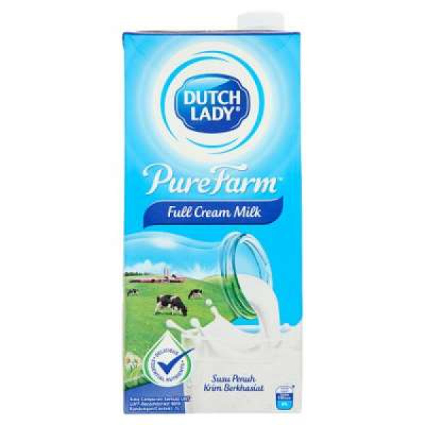 DL PURE FARM UHT FULL CREAM MILK 1L