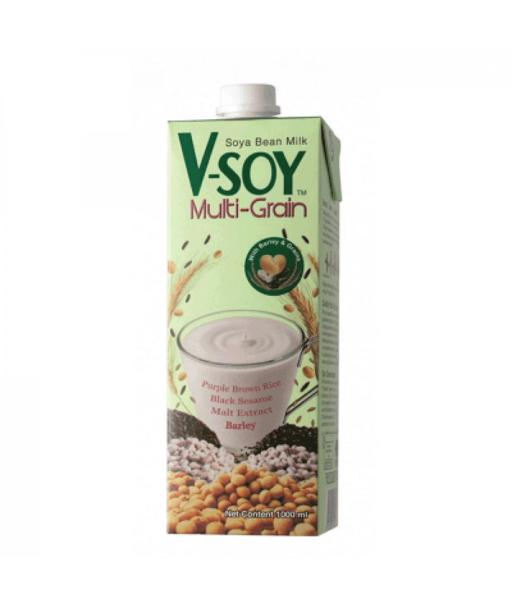 V-SOY MULTI-GRAIN SOYA BEAN MILK 1L