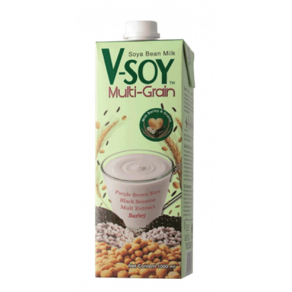 V-SOY MULTI-GRAIN SOYA BEAN MILK 1L