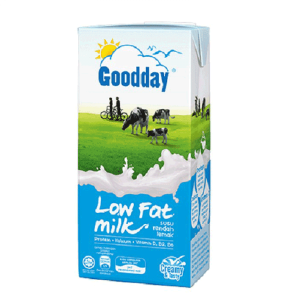 GOODDAY UHT LOW FAT MILK 1L