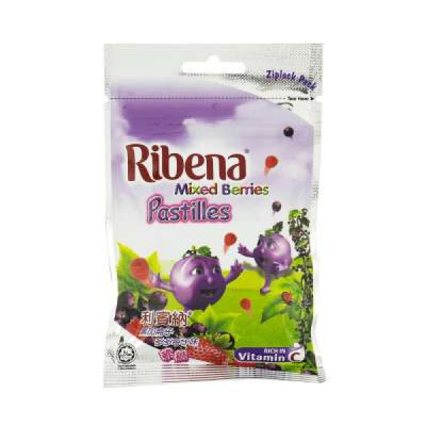 RIBENA PASTILLES MIXED BERRIES 40G