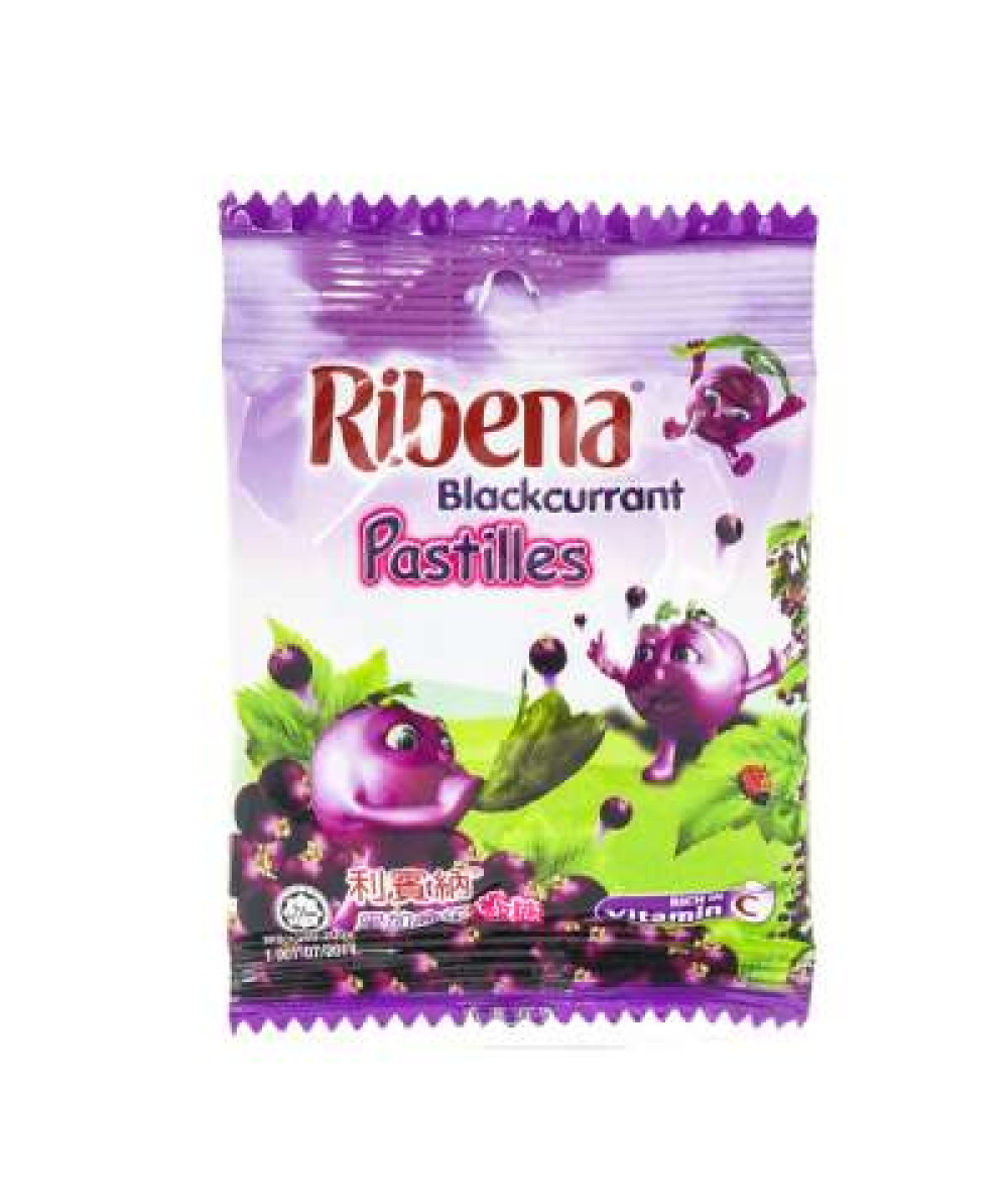 RIBENA PASTILLES BLACKCURRANT 10G