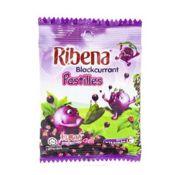 RIBENA PASTILLES BLACKCURRANT 10G