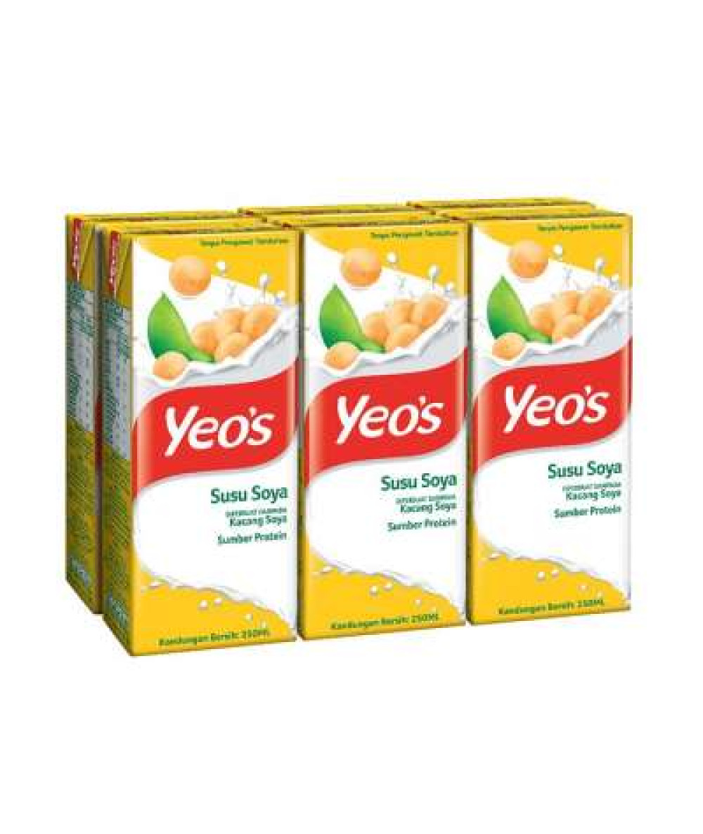 YEO'S SOYA BEAN 250MLX6