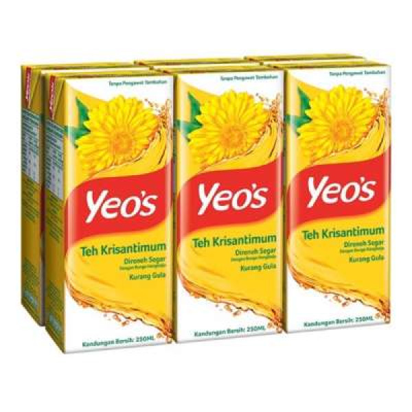 YEO'S CHRYSANTHEMUM TEA 250MLX6