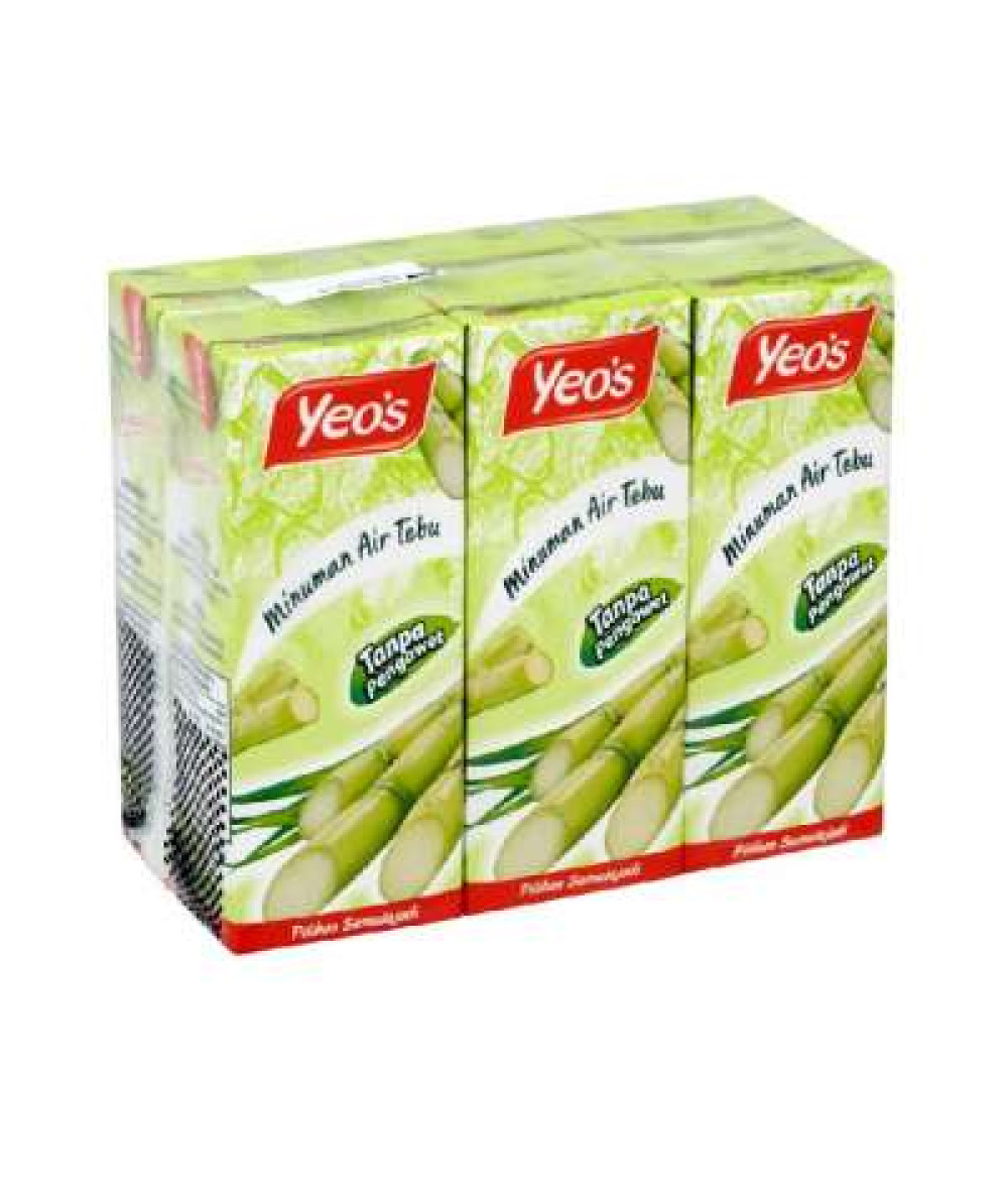 YEO'S SUGAR CANE 250MLX6