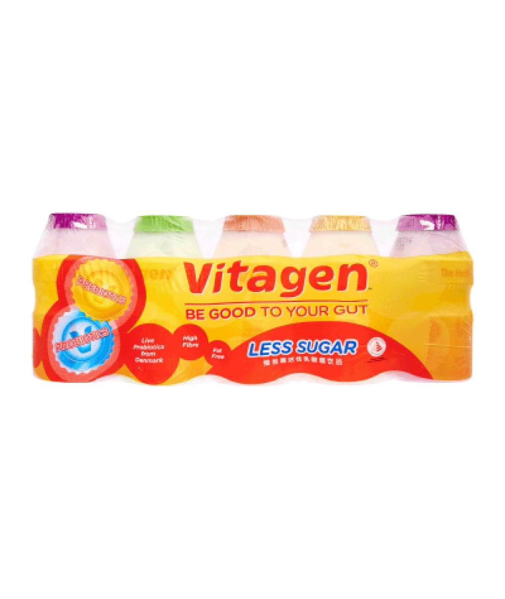 VITAGEN LESS SUGAR ASSORTED 5X125ML