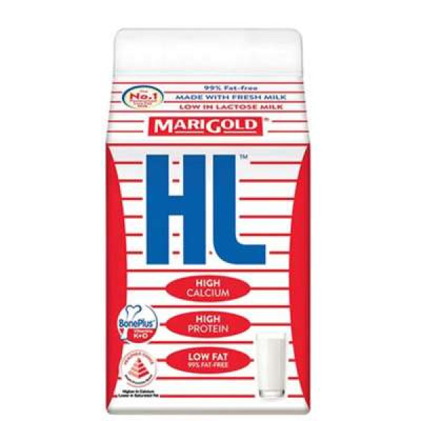 MARIGOLD HL MILK PLAIN 200ML