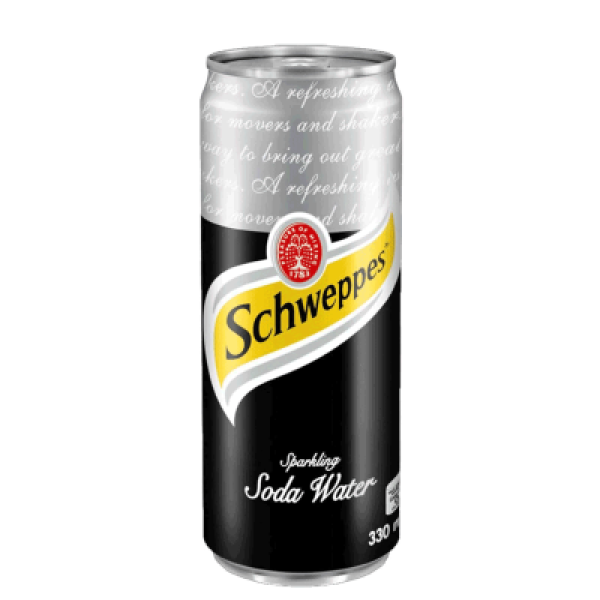 SCHWEPPES SODA WATER 320ML 