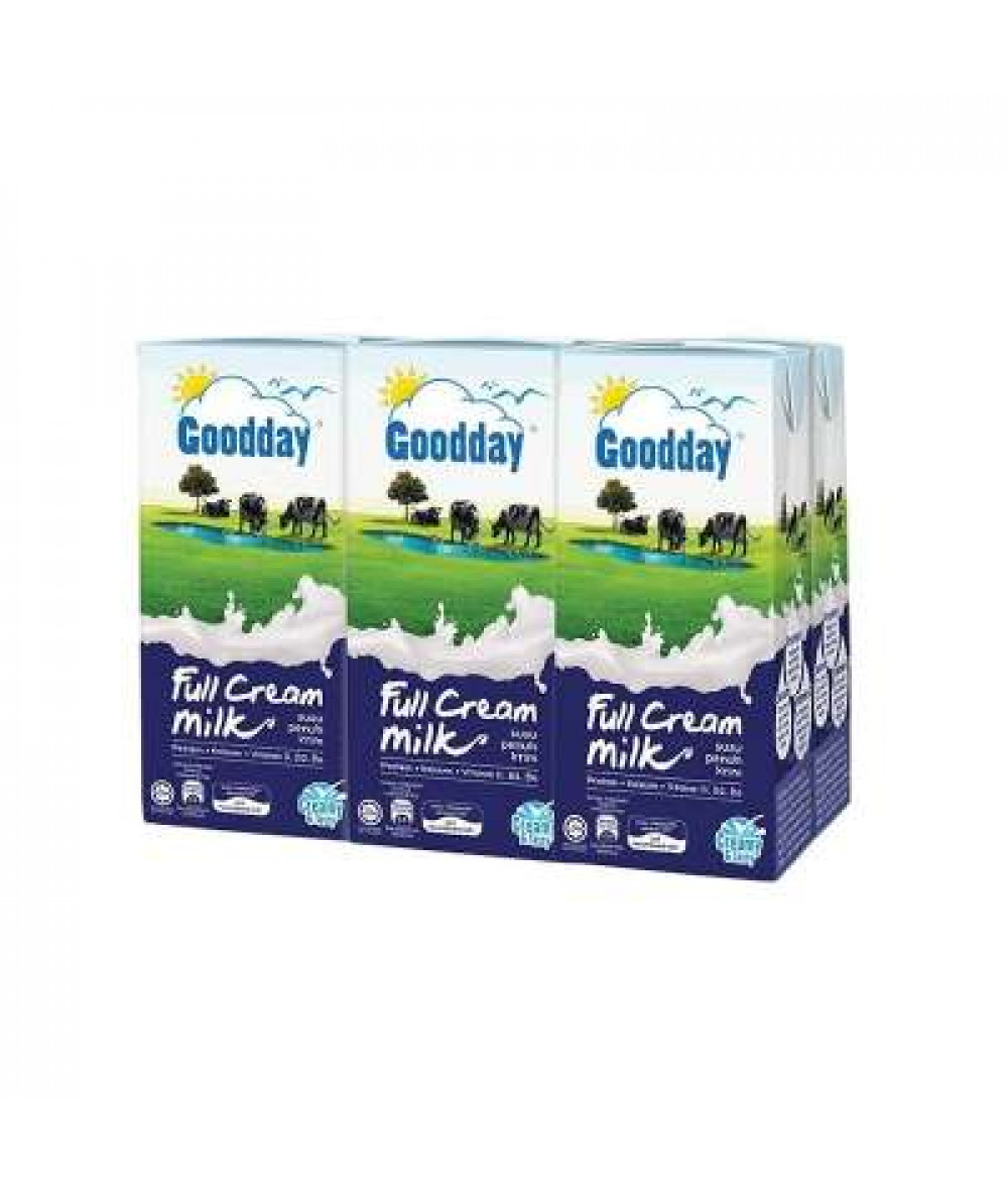 GOODDAY UHT FULL CREAM MILK 200MLX6