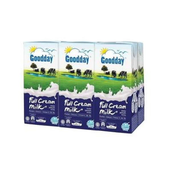 GOODDAY UHT FULL CREAM MILK 200MLX6