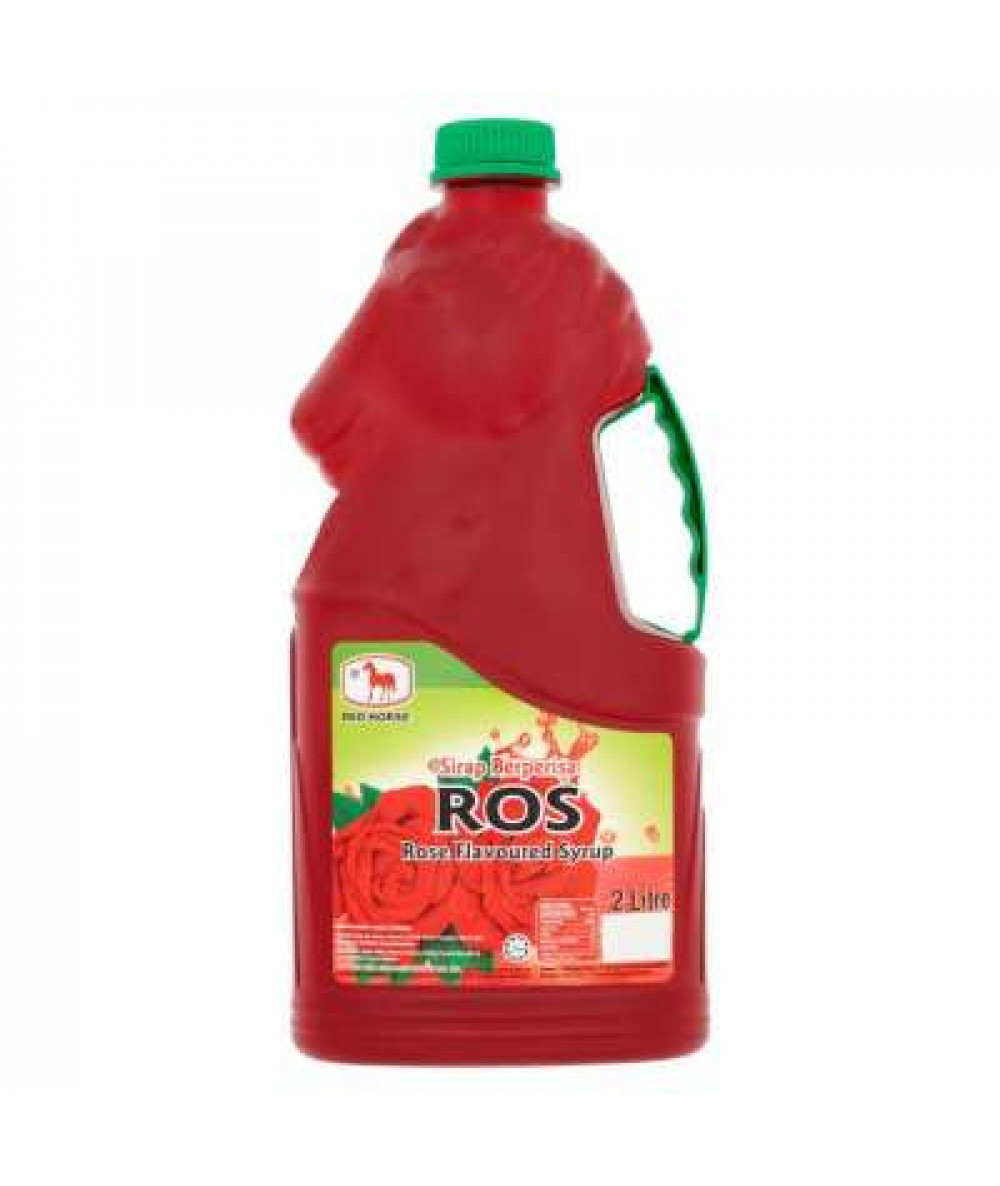 RED HORSE SYRUP ROSE 2L