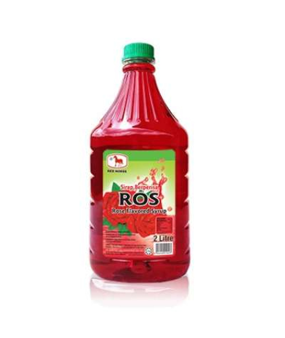 RED HORSE SYRUP ROSE 1L