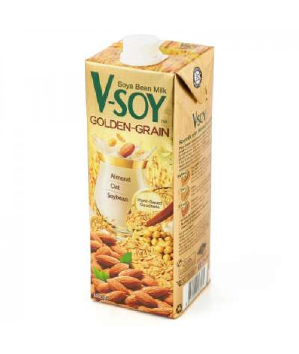 V-SOY GOLDEN-GRAIN SOYBEAN MILK 1L