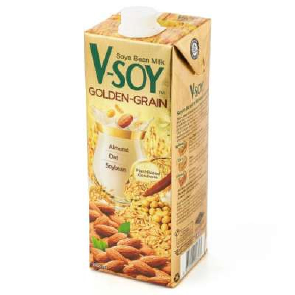 V-SOY GOLDEN-GRAIN SOYBEAN MILK 1L