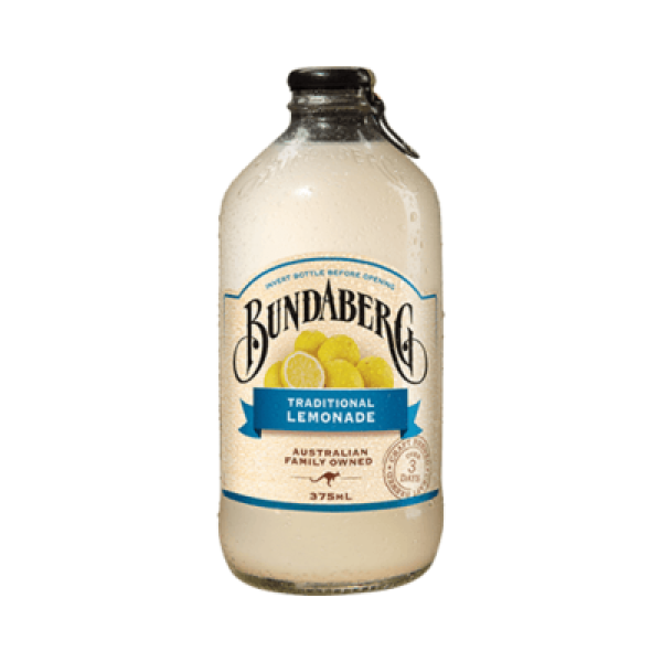 BUNDABERG TRADITIONAL LEMONADE 375ML