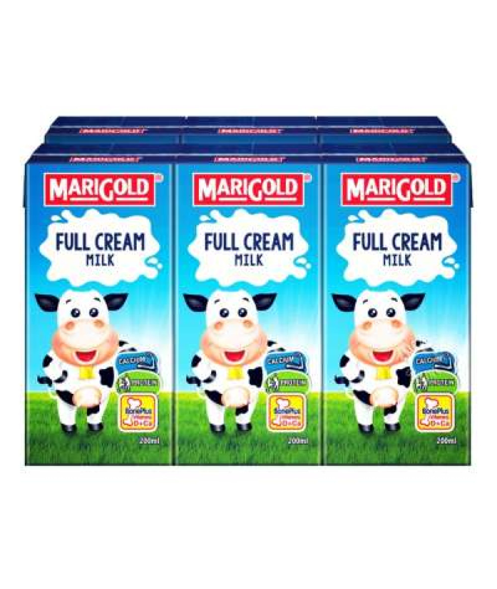 MARIGOLD UHT MILK FULL CREAM 200MLX3