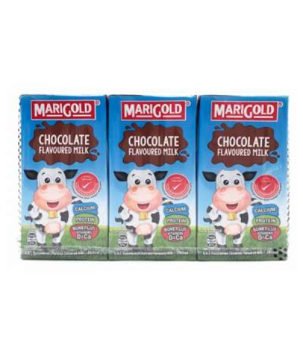 MARIGOLD UHT MILK CHOCOLATE 200MLX3