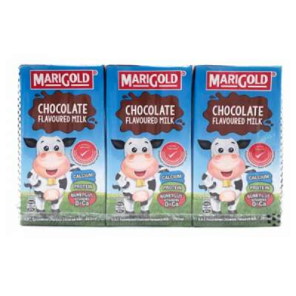 MARIGOLD UHT MILK CHOCOLATE 200MLX3