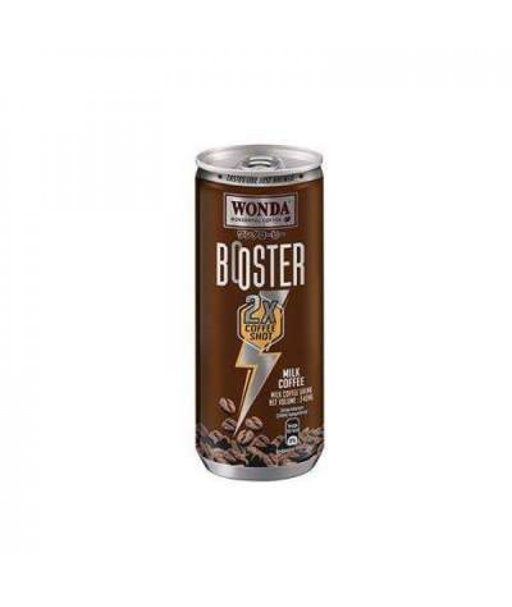 WONDA BOOSTER MILK COFFEE CAN 240ML