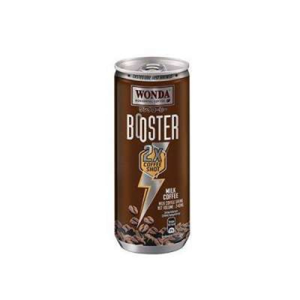 WONDA BOOSTER MILK COFFEE CAN 240ML