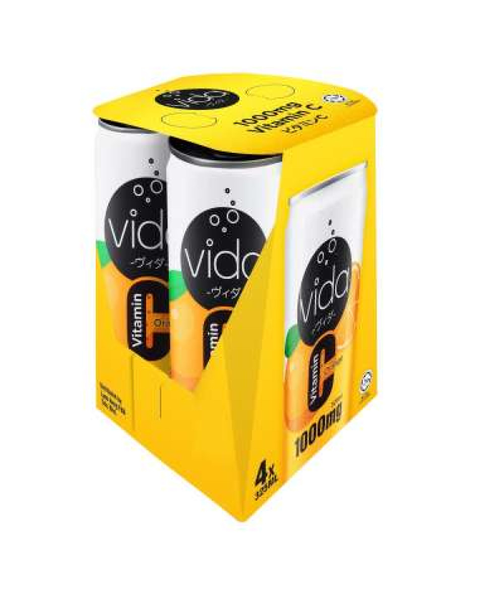 VIDA C ORANGE 325ML X4