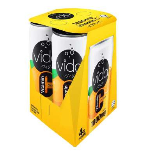 VIDA C ORANGE 325ML X4