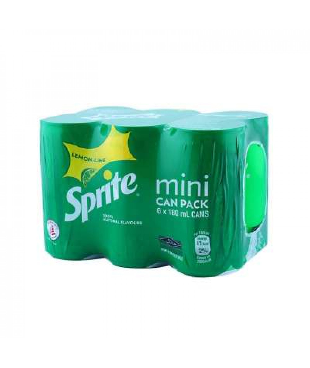 SPRITE MINI CAN 180MLX6