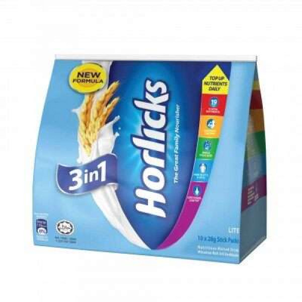 HORLICKS 3IN1 LITE 10X28G 