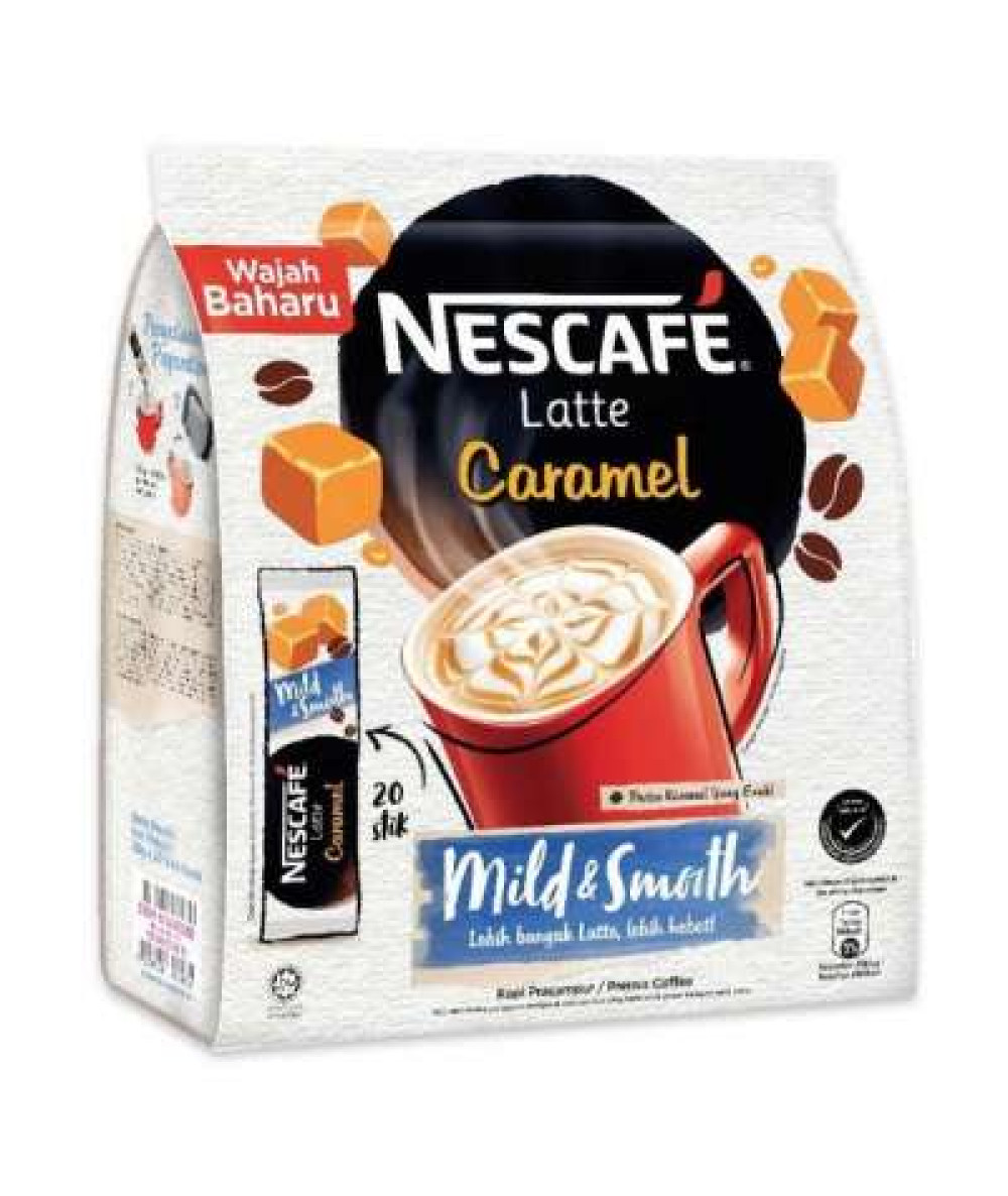 NESCAFE LATTE CARAMEL 25GX20