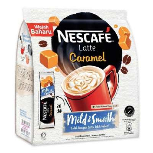 NESCAFE LATTE CARAMEL 25GX20