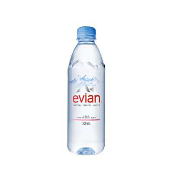 EVIAN MINERAL WATER 500ML 