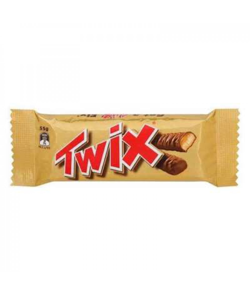 TWIX SINGLE TWIN 55GM