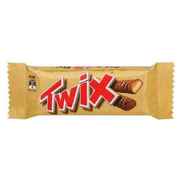 TWIX SINGLE TWIN 55GM